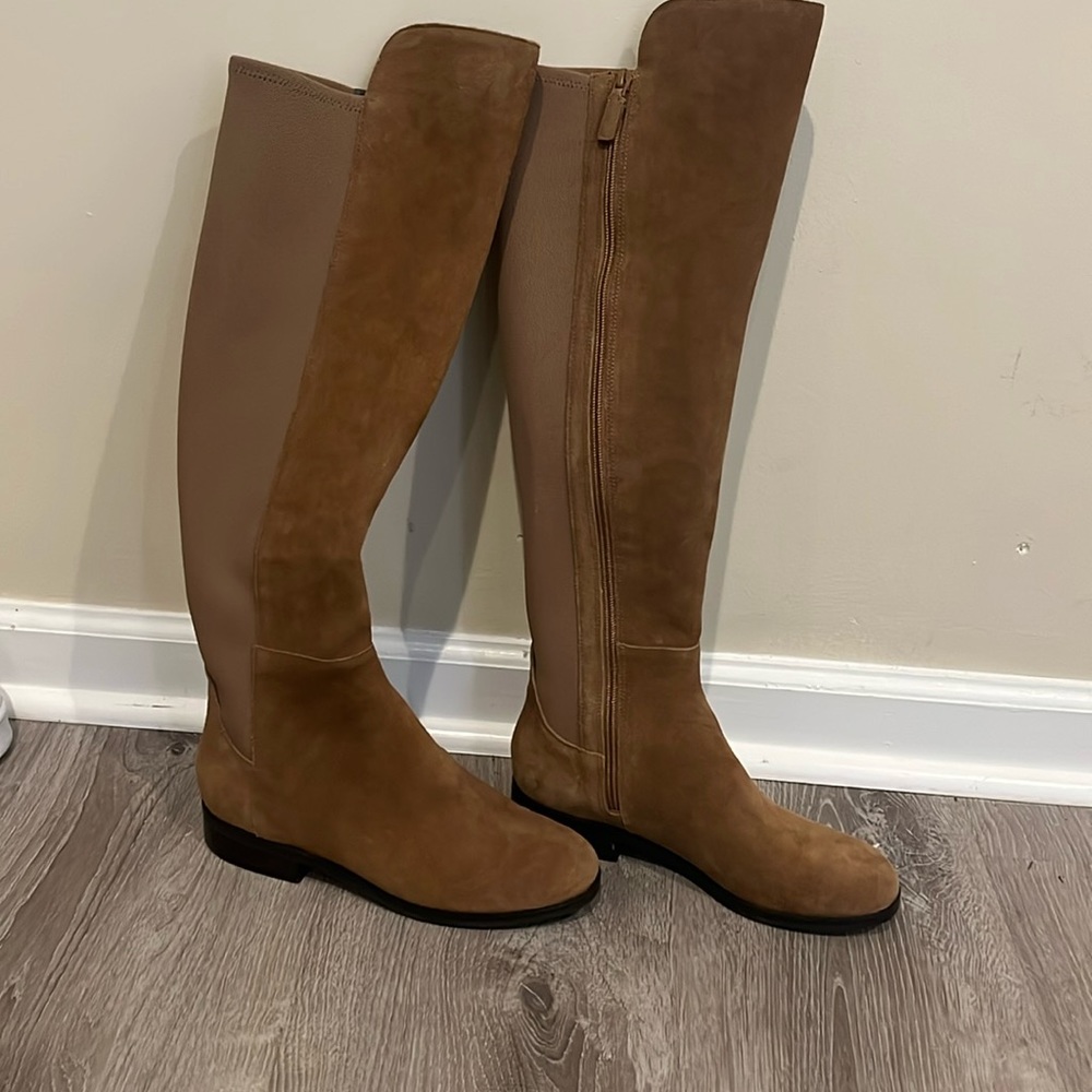Cole Haan brown suede over the knee boots, size 8.5